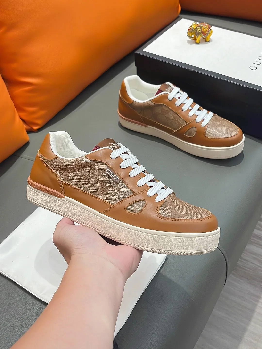 Men's shoes GUCCI "Gucci" P420 Regular size: 38-44 (casual shoes) Product materials: Selected cowhide upper, soft sheepskin lining; original outsole.